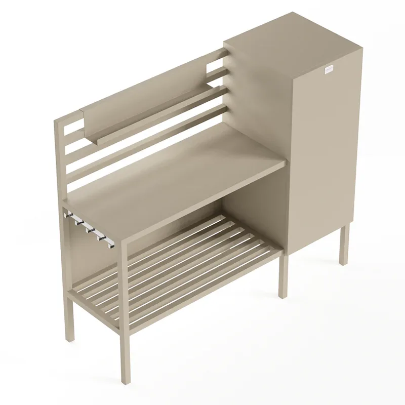Armário de cozinha modular externo