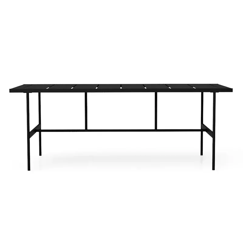 Mesa de jantar retangular externa
