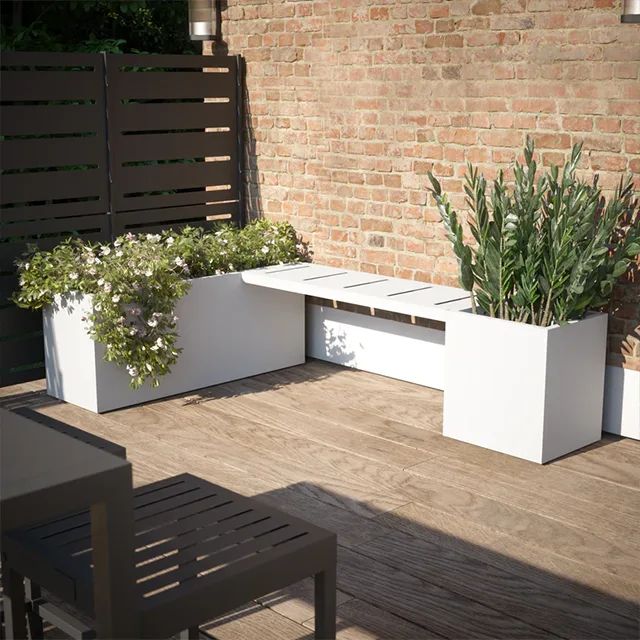 As características das cadeiras ao ar livre.