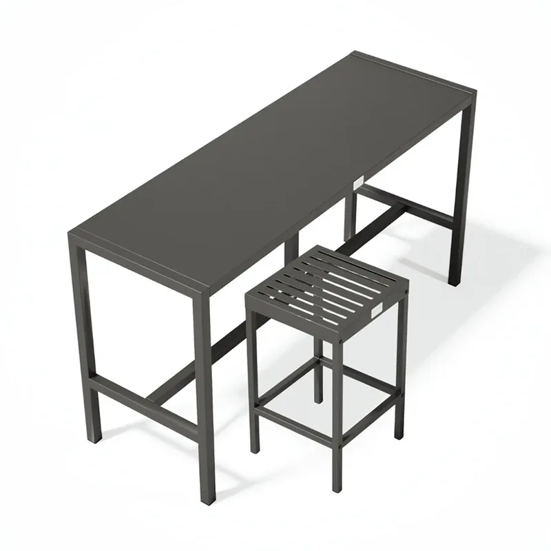 Mesa de bar ao ar livre