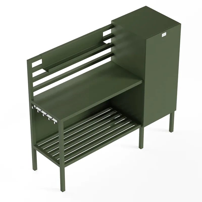 Armário de cozinha modular externo