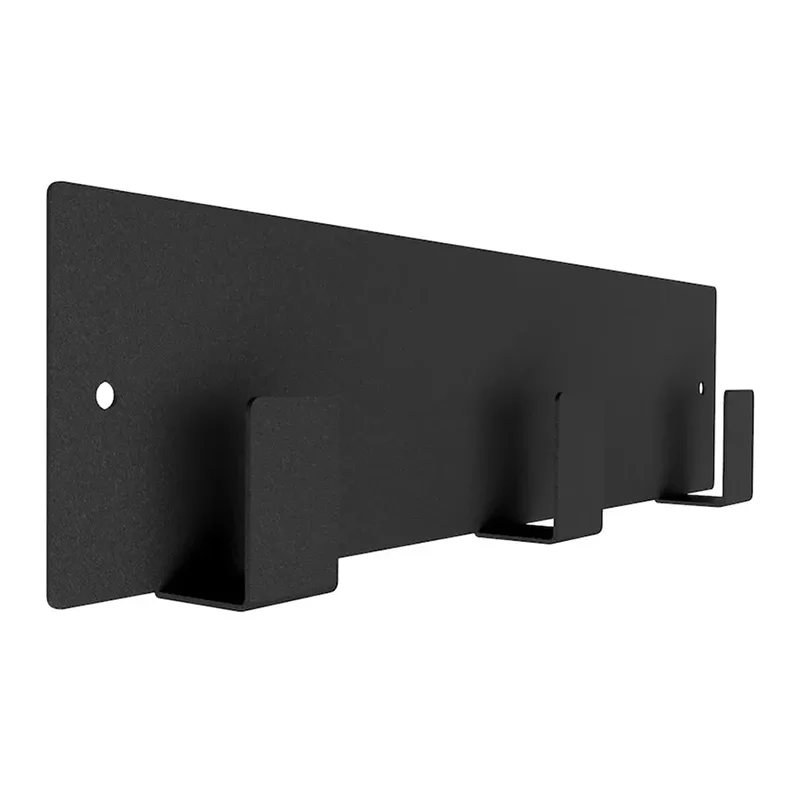 Cabide de cozinha de metal preto