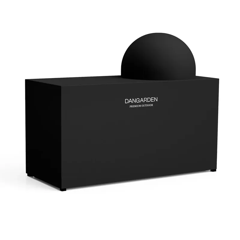 Capa impermeável preta para gabinete externo