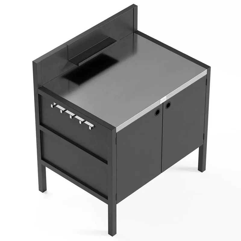 Armário de cozinha externo de porta dupla