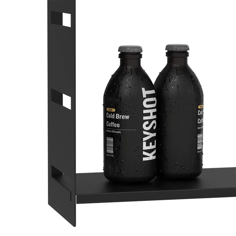 Prateleiras de parede completas de metal