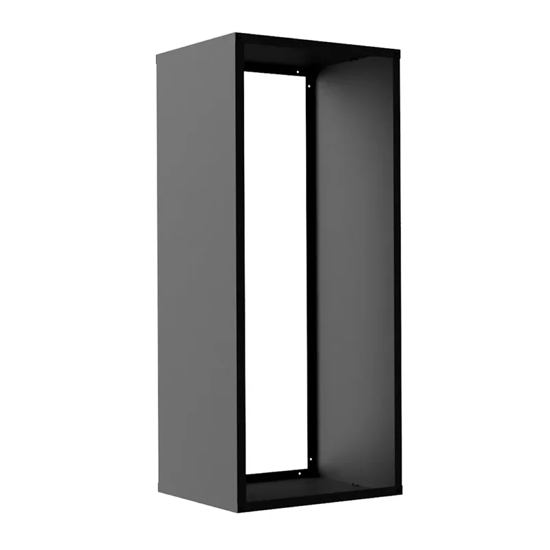 Armazenamento de lenha moderno e facilmente montado ao ar livre