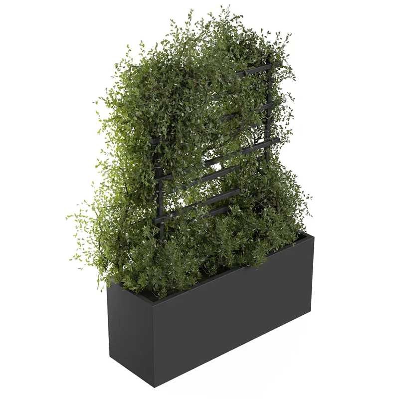 Treliça para plantas trepadeiras de metal ao ar livre